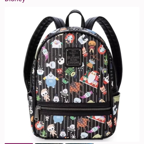 Disney The Nightmare Before Christmas Mini Backpack Loungefly Jack Sally!